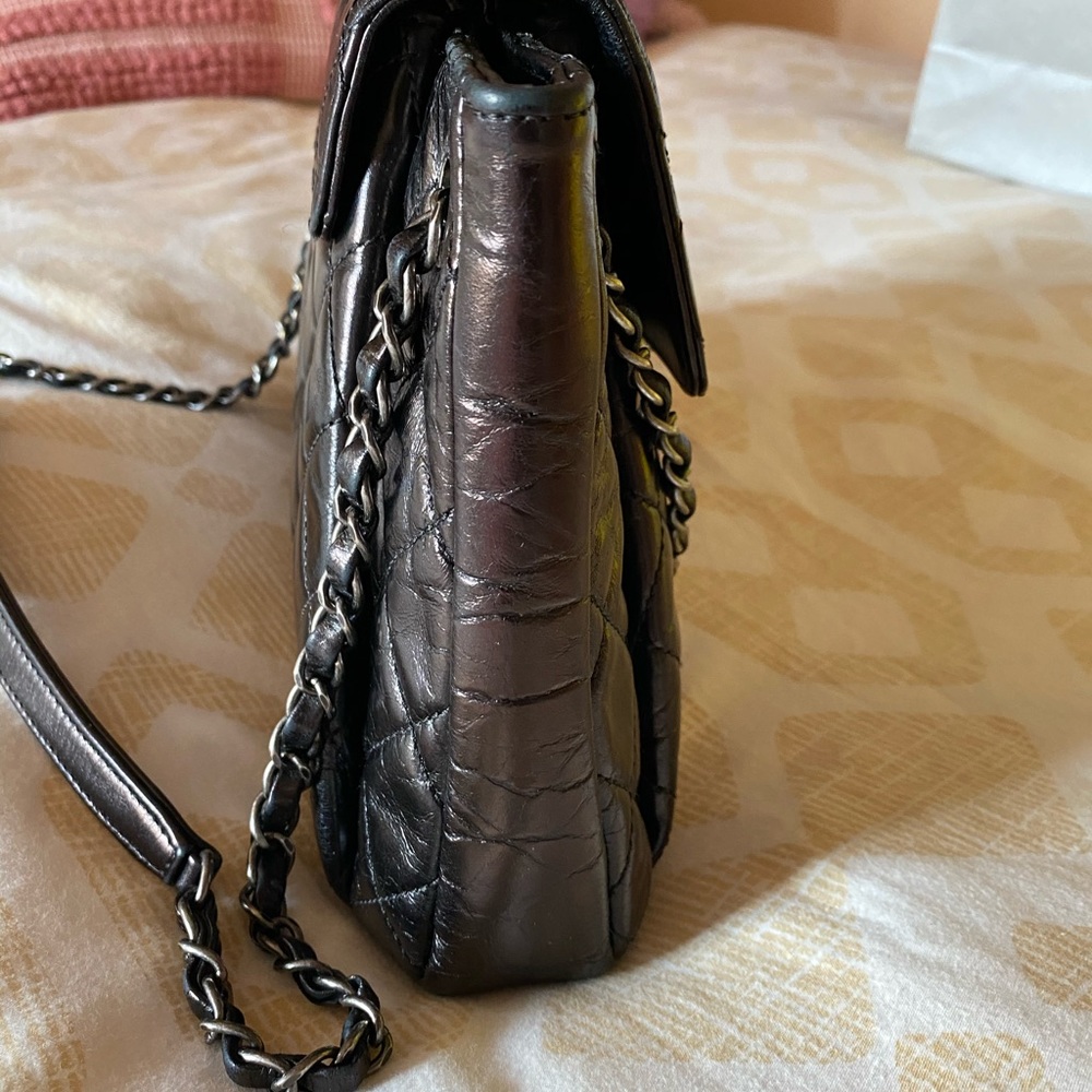 ✨SOLD✨✨Chanel calfskin quilted black flap bag - Picture 3 of 6